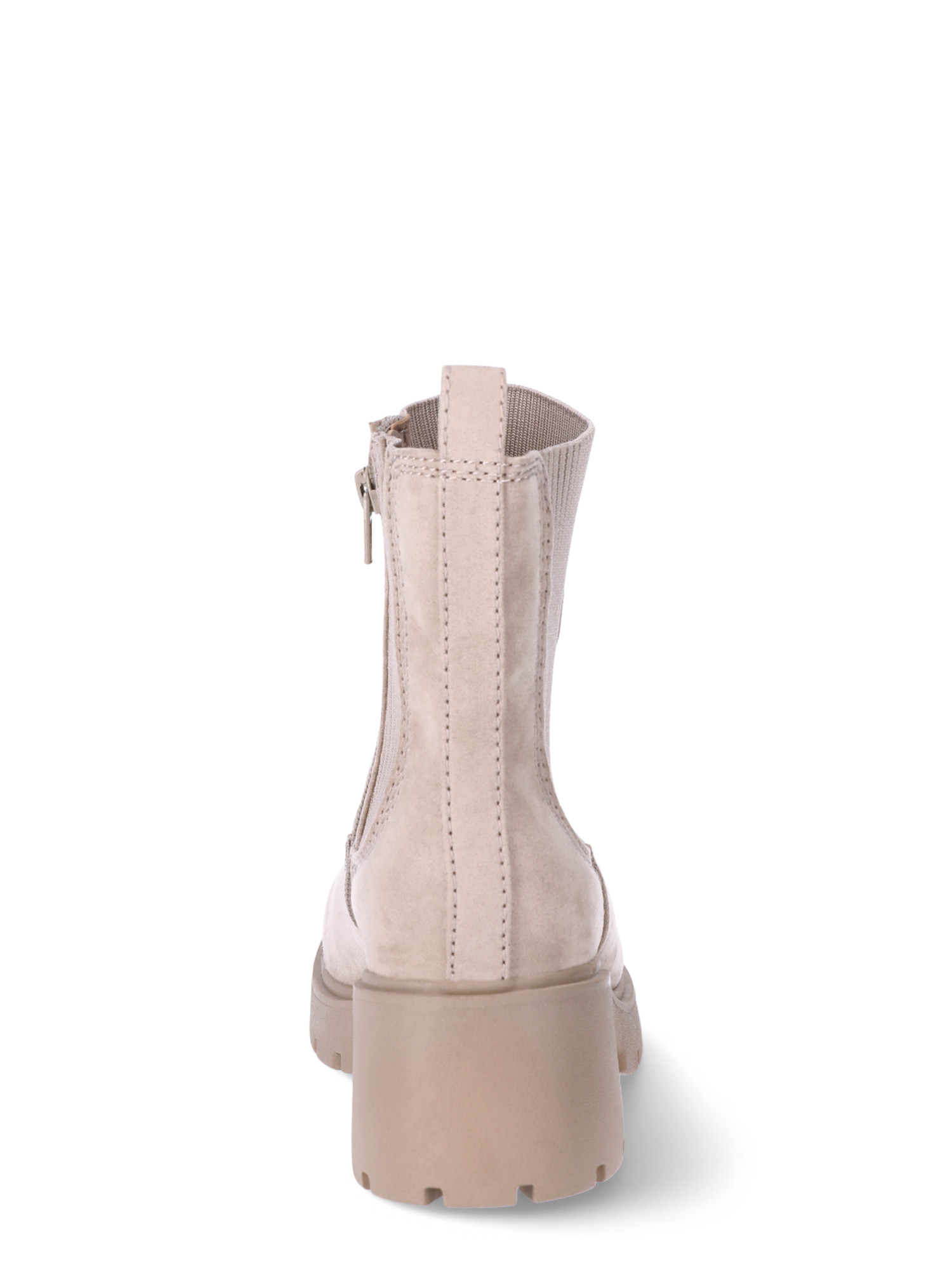 No Boundaries Women's Knit Chelsea Ankle Boots, Wide Width Available - Walmart.com | Walmart (US)