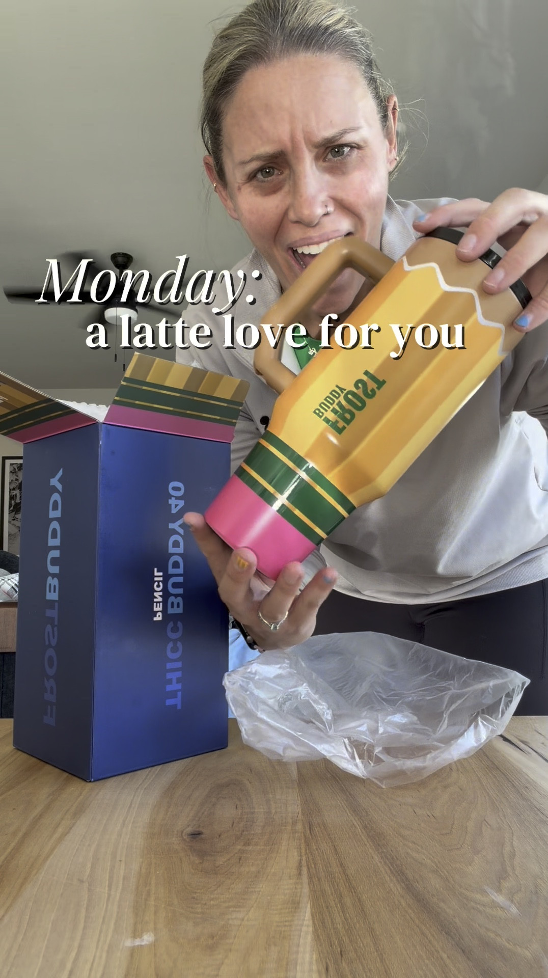 Day One: Teacher Appreciation Gifts
Monday, “Love you a latte”! 

Loved my FrostBuddy so much, I had to get my son’s teacher one, too! 💙✏️

#LTKmomlife #LTKdayinmylife #LTKmorningroutine