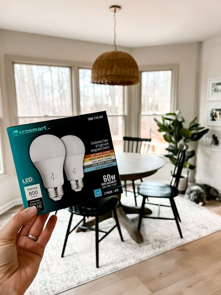 The coolest light bulbs I’ve ever seen! They have a switch so you can change how warm/cool they are 🤯

#LTKhome #LTKFind