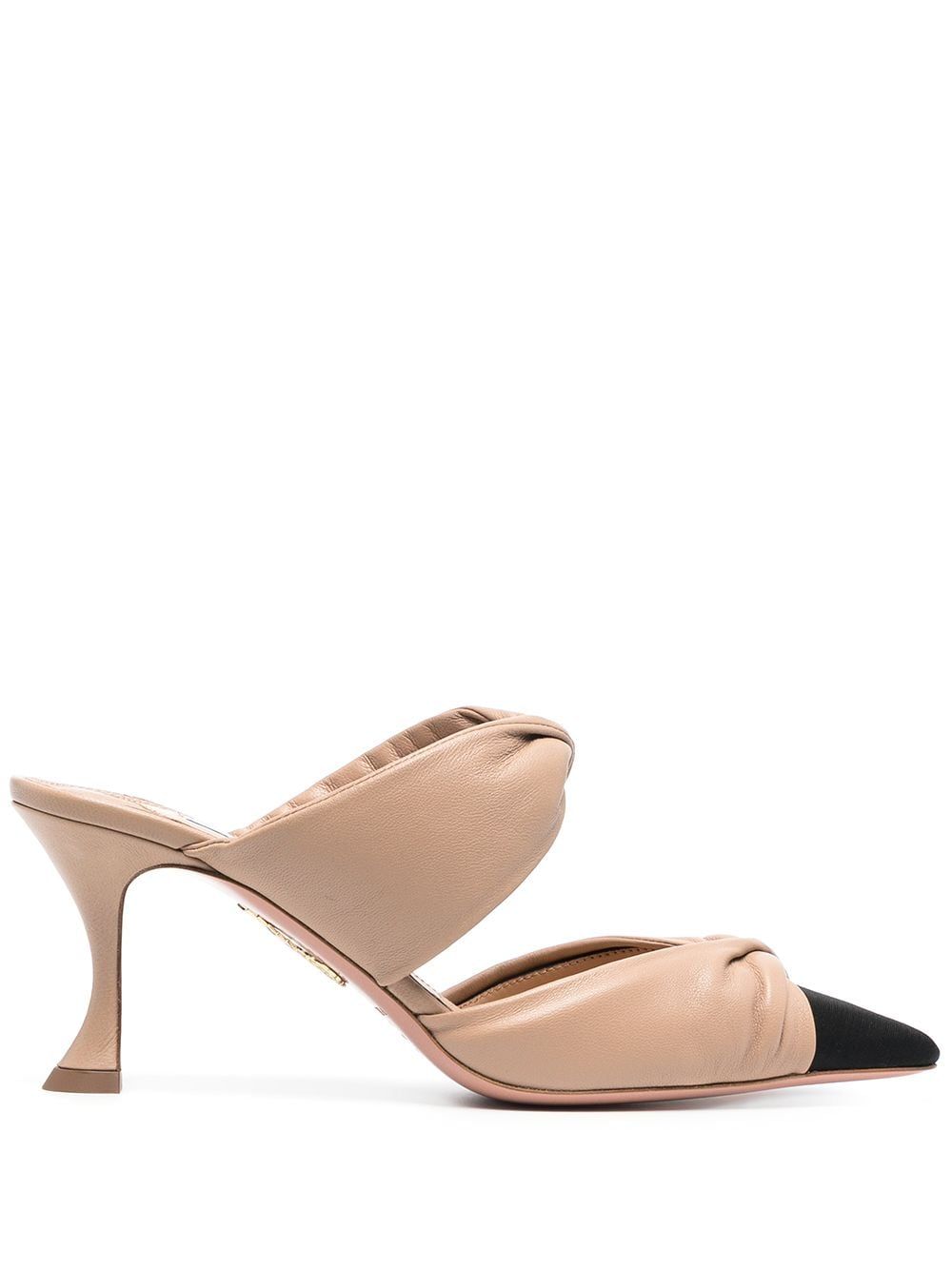 Aquazzura Mules Twist Con Tacón De 75mm - Farfetch | Farfetch Global