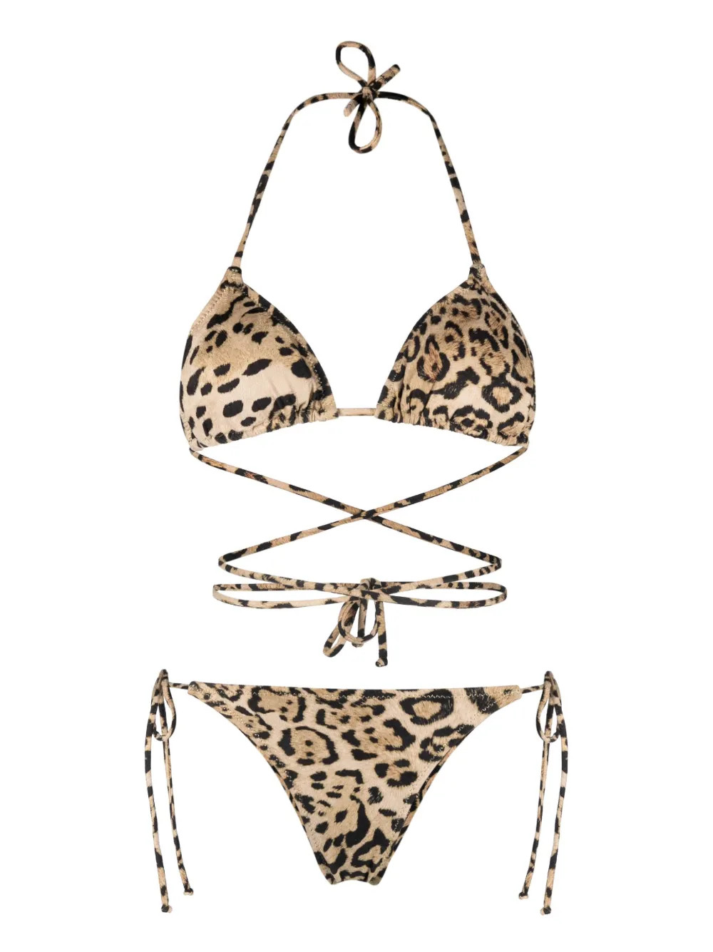Miami leopard-print bikini | Farfetch Global