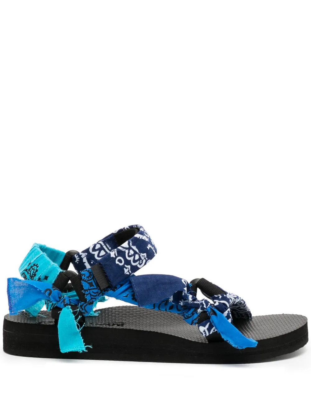 Trekky bandana-print sandals | Farfetch Global