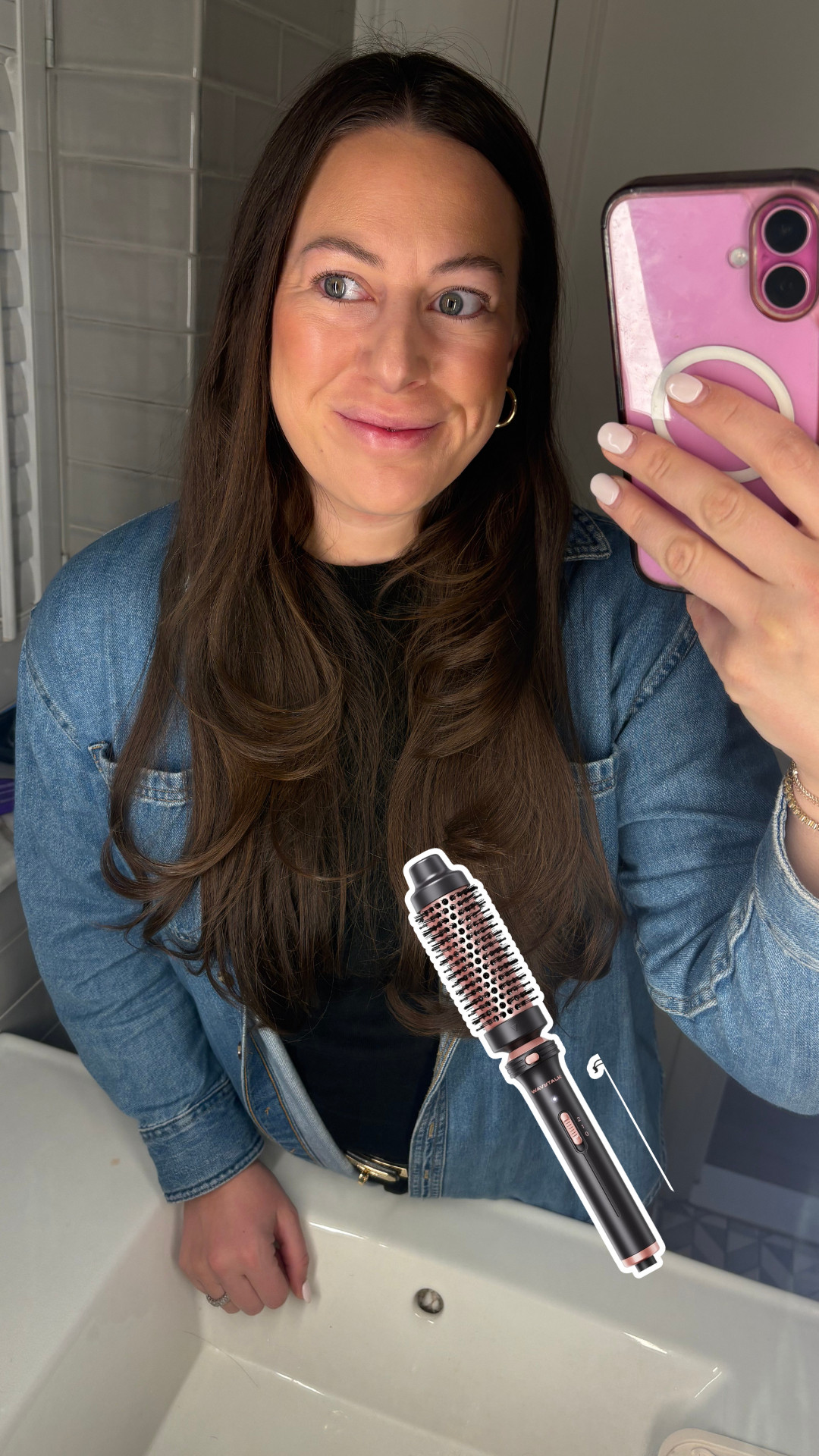 The best hair tool - so easy to use. I just grab a section of my hair and wrap the end around for about 15 seconds. Creates a blowout look in under 15 minutes! 

amazon find / hair tools / beauty / blowout / fashion finds  

 #LTKgrwm #LTKSaleAlert #LTKBeauty