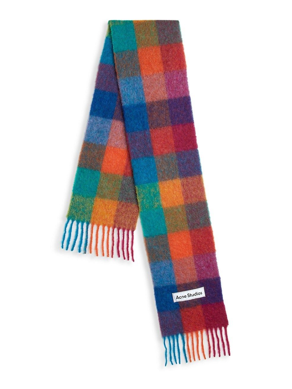 Acne Studios Vally Wool Check Scarf | Saks Fifth Avenue