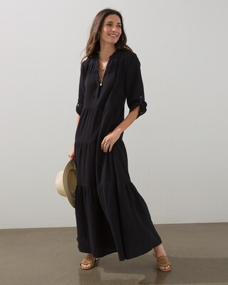 Gauze Tiered Maxi Dress | Chico's