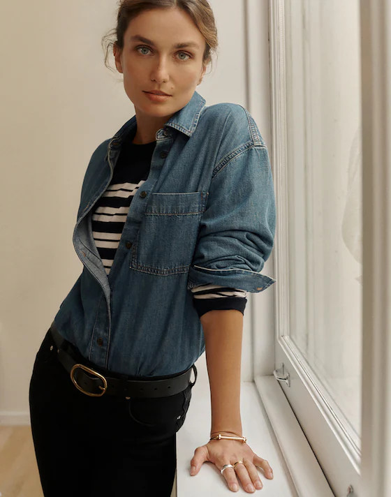 The Easy Shirt in Denim | Madewell