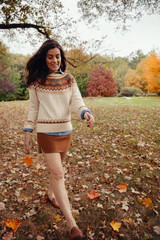 Cozy Pumpkin Sweater in Cream - Women's | Kiel James Patrick