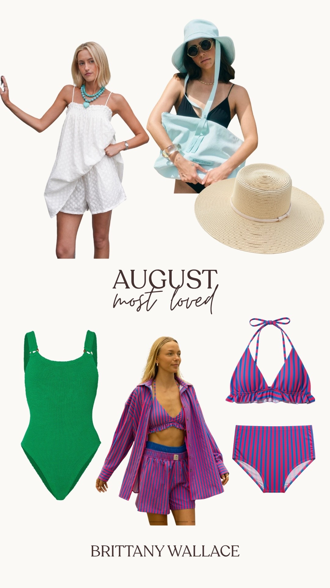 A few of my most-loved items in August & apparently yours too! 
best sellers, top sellers, beach essentials, women’s swimwear, women’s matching set, fashion, style, beach hat, sissy light, hunza g

#LTKootd #LTKgrwm #LTKdayinmylife
