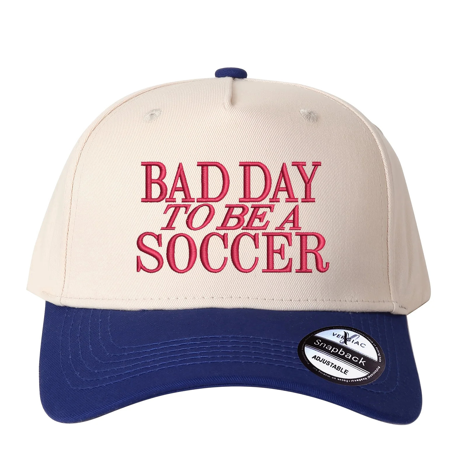 VERGIAC BAD DAY TO BE A SOCCER Letter Embroidered Trucker Hat, Unisex Adjustable Snapback Mesh Ca... | Walmart (US)