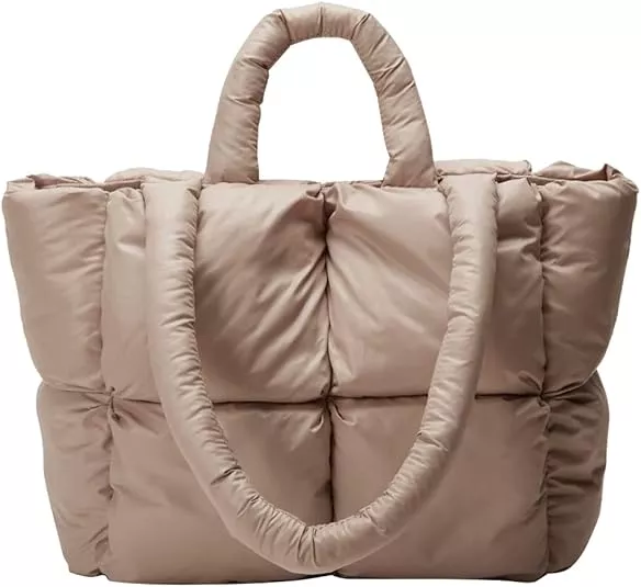 Women's Puffer Tote Handbags Purse … curated on LTK