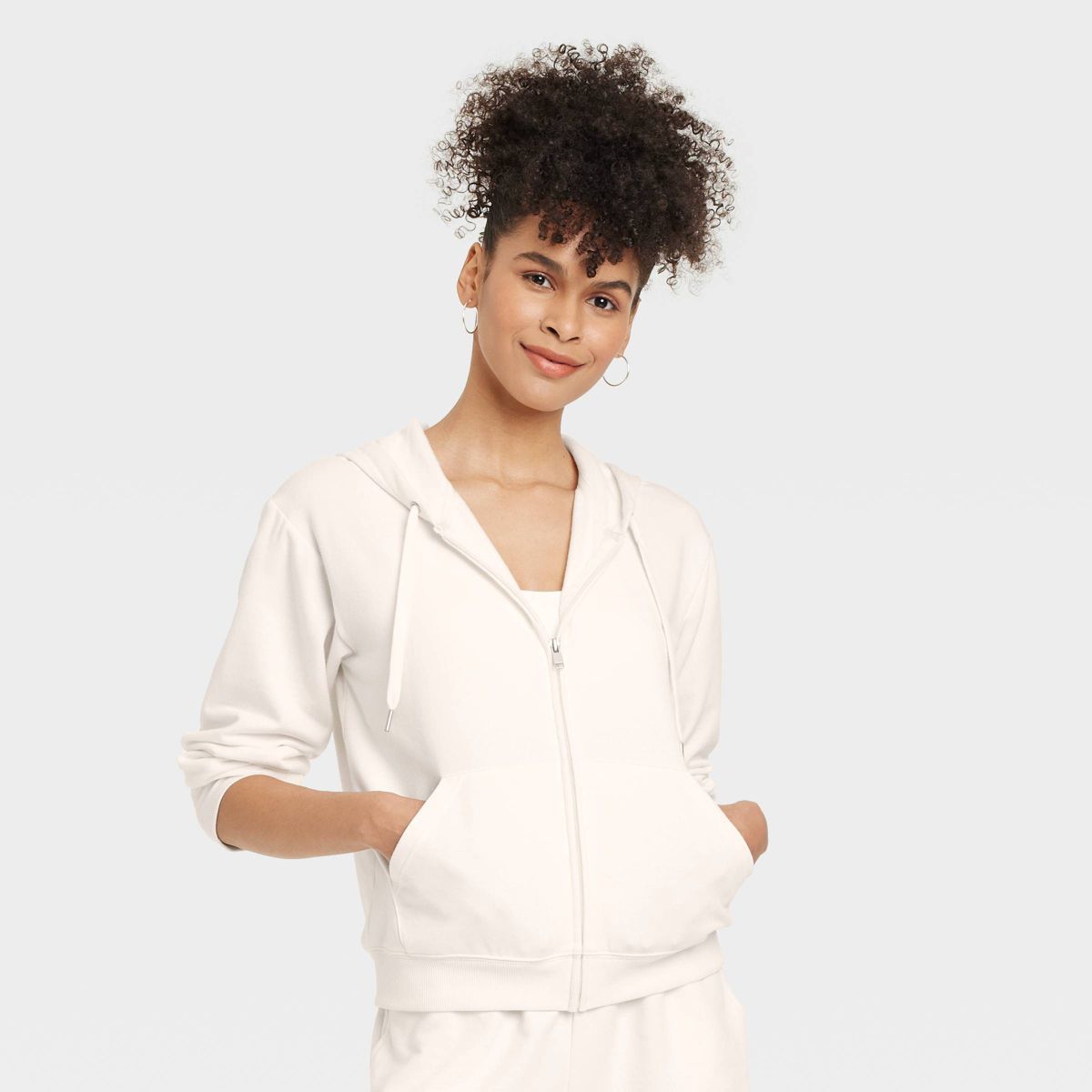 Women's Fleece Zip-Up Sweatshirt - Auden™ | Target