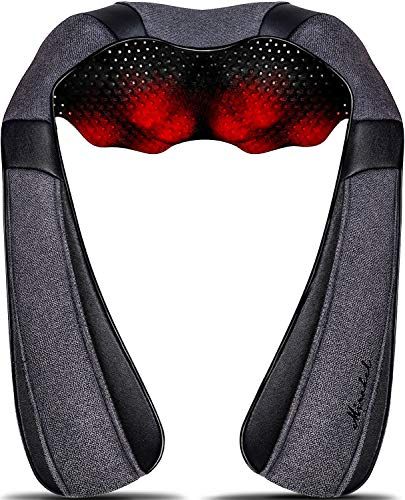 Shiatsu Electric Massager with Heat, Kneading Massage Pillow for Neck, Back, Shoulder, Muscle Pai... | Amazon (US)
