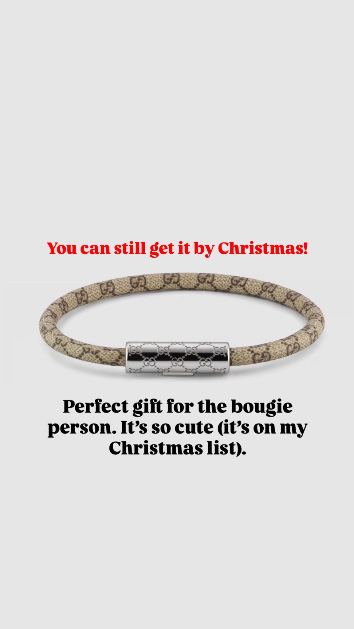 Love this Gucci bracelet and you can still get it by Christmas! 

#LTKMidsize #LTKOver40 #LTKGiftGuide