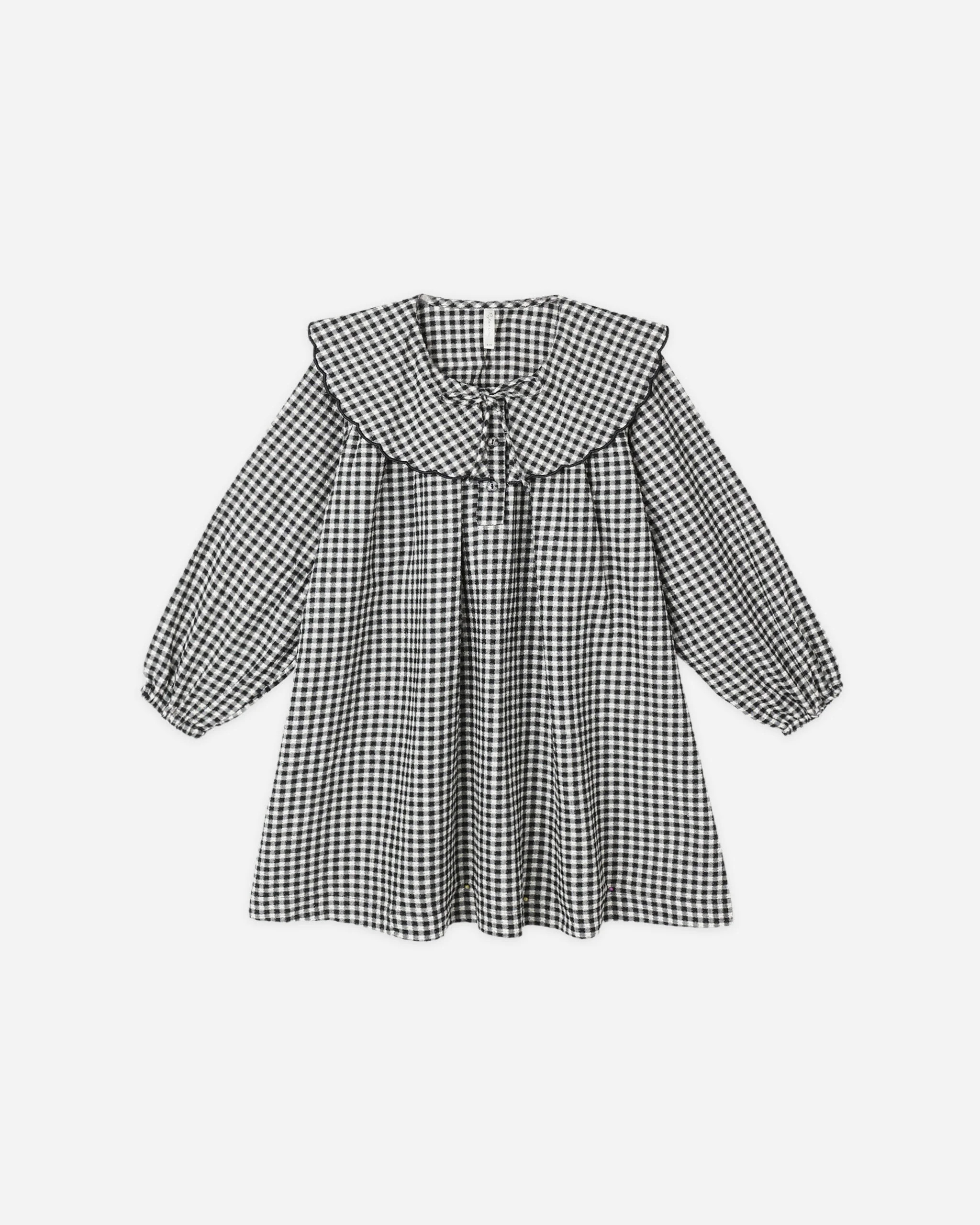 Mini Dress || Black Gingham | Rylee + Cru
