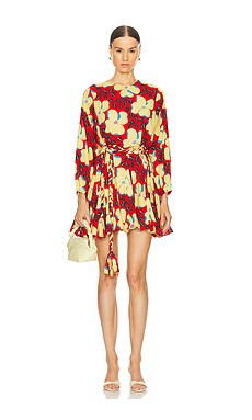 Rhode Ella Dress in Scarlet Martinique Mini from Revolve.com | Revolve Clothing (Global)