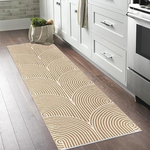 Tiffasea Washable Runner Rug 2'x6', Hallway Runner Rug Kitchen Rugs Laundry Room Rug Cotton Woven... | Amazon (US)