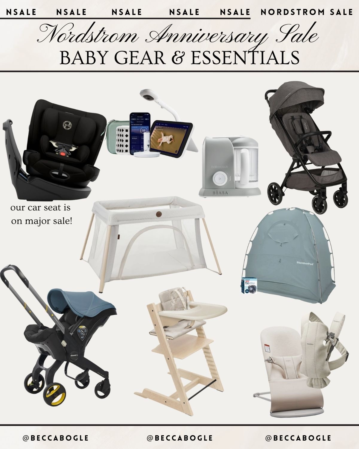 Nordstrom anniversary sale 2026 baby gear and essentials , first time mom , baby necessities, travel stroller , our car seat that rotates is on major sale! Nuna TRVL stroller is on sale too! #nsale #nsale2026

#LTKmomlife #LTKBaby #LTKSaleAlert