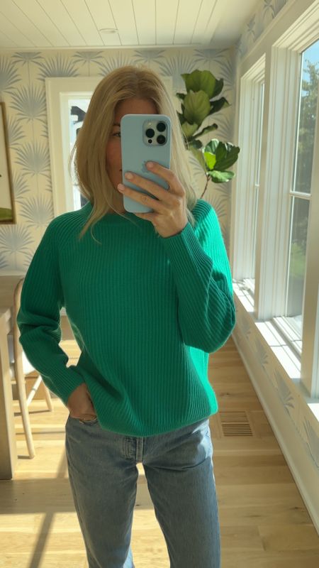 J.CREW try on - green sweater - xs - TTS

#LTKSeasonal