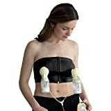 Medela Easy Expression Hands Free Pumping Bra, Black, Small, Comfortable and Adaptable with No-Slip  | Amazon (US)