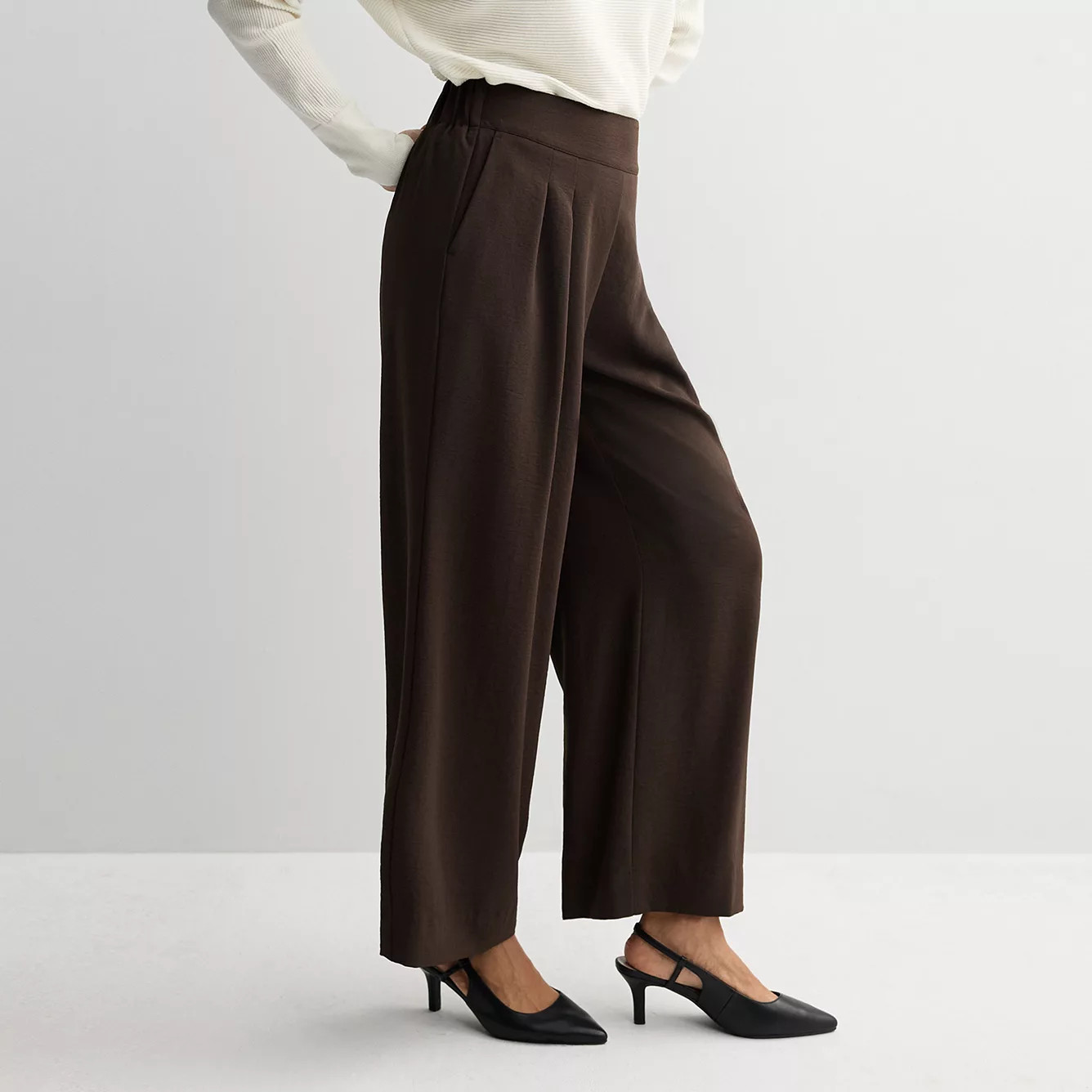 Women's Nine West Soft Pull-On Wide Leg Pants | Kohl's