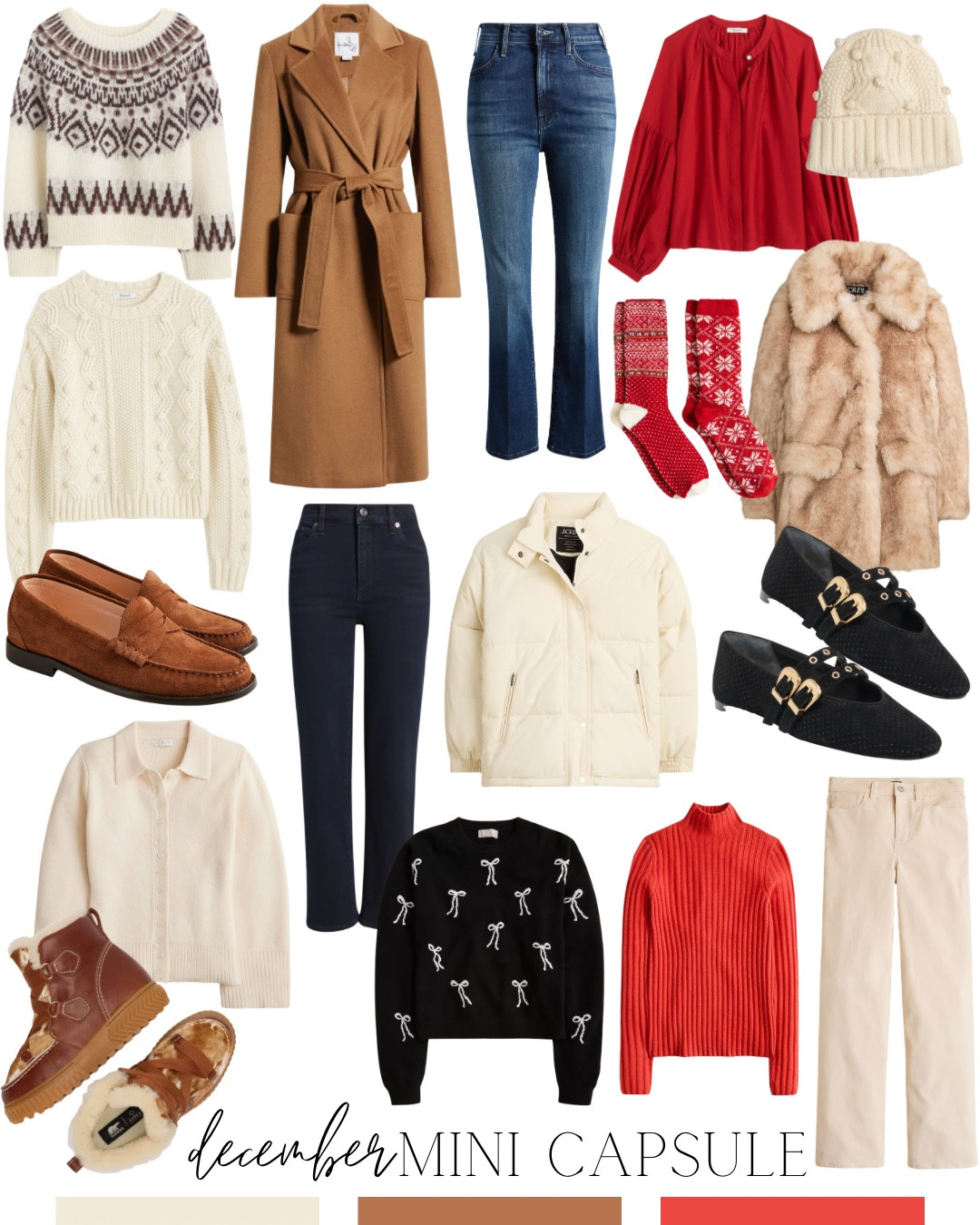 December mini capsule
December outfits
Holiday outfits 

#LTKootd #LTKOver40 #LTKHoliday