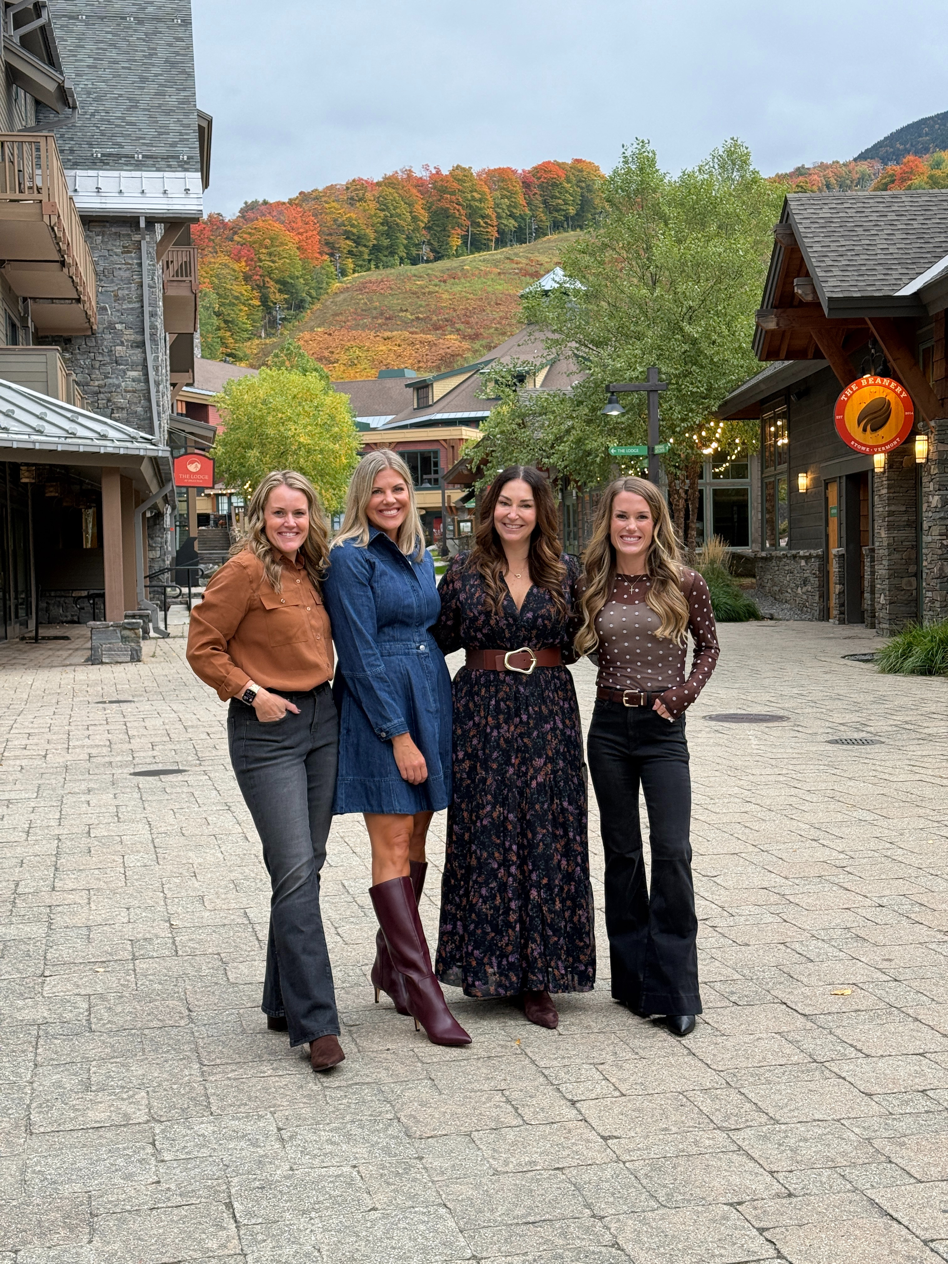Girls night out! Dinner looks for night 3 in Vermont! This night was filled with good food, wine and lots of laughs.  

 #LTKootd #LTKmomlife #LTKTravel