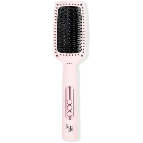 L'ANGE HAIR Le Vite Straightening Brush | Heated Straightener Flat Iron for Smooth, Anti Frizz Ha... | Amazon (US)
