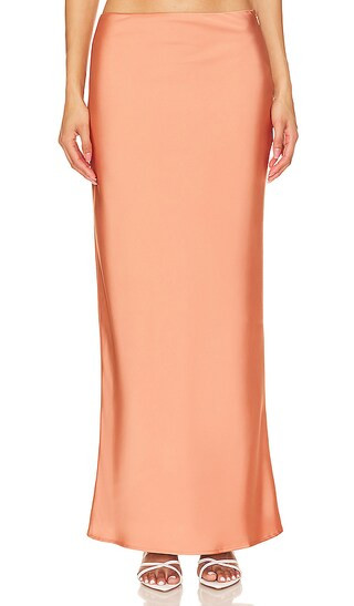 Miranda Maxi Skirt in Apricot Orange | Revolve Clothing (Global)