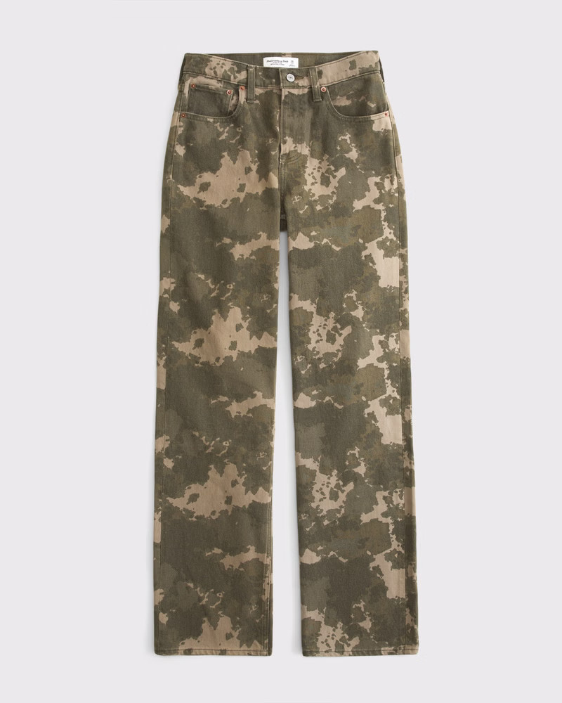 Curve Love High Rise 90s Relaxed Jean | Abercrombie & Fitch (US)