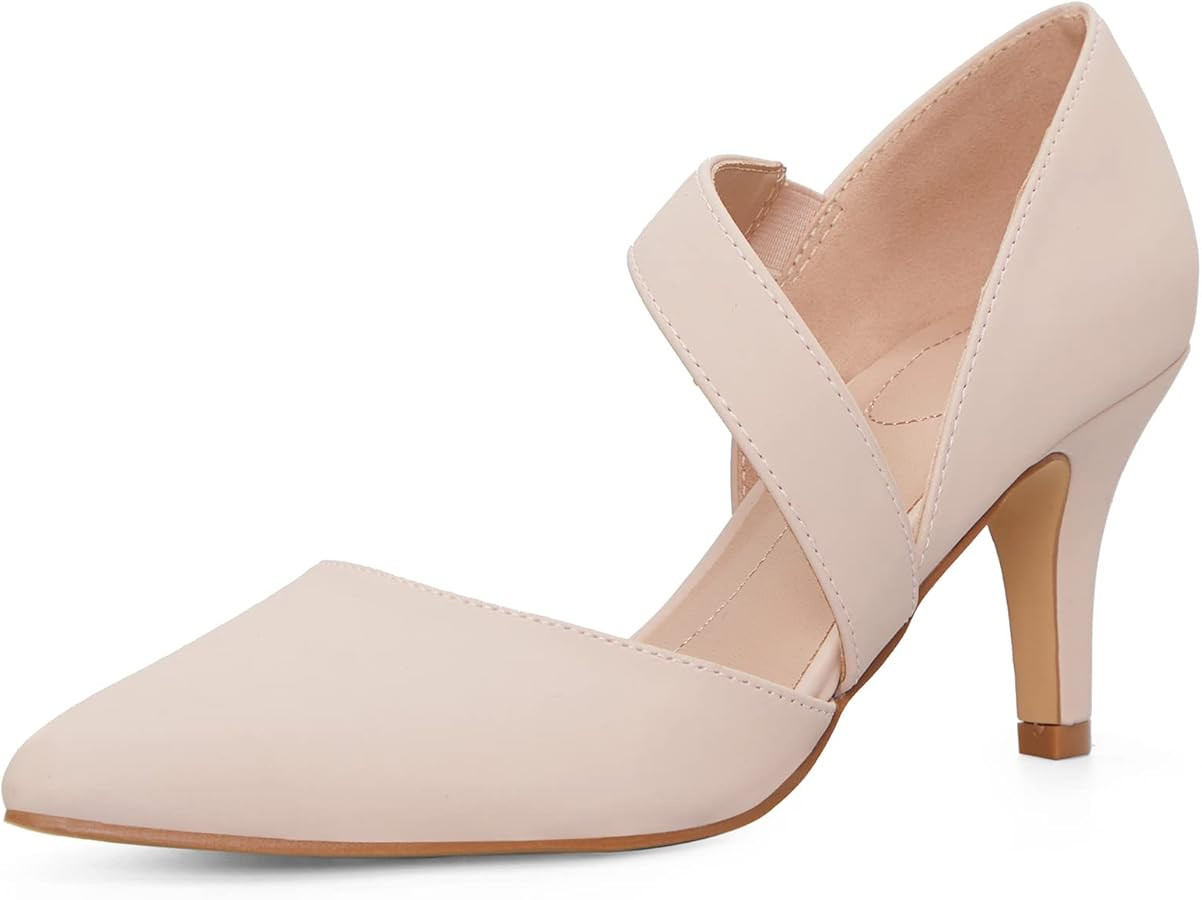 mysoft Women's Pumps Pointed Toe 3 inch Dress Shoes | Amazon (US)