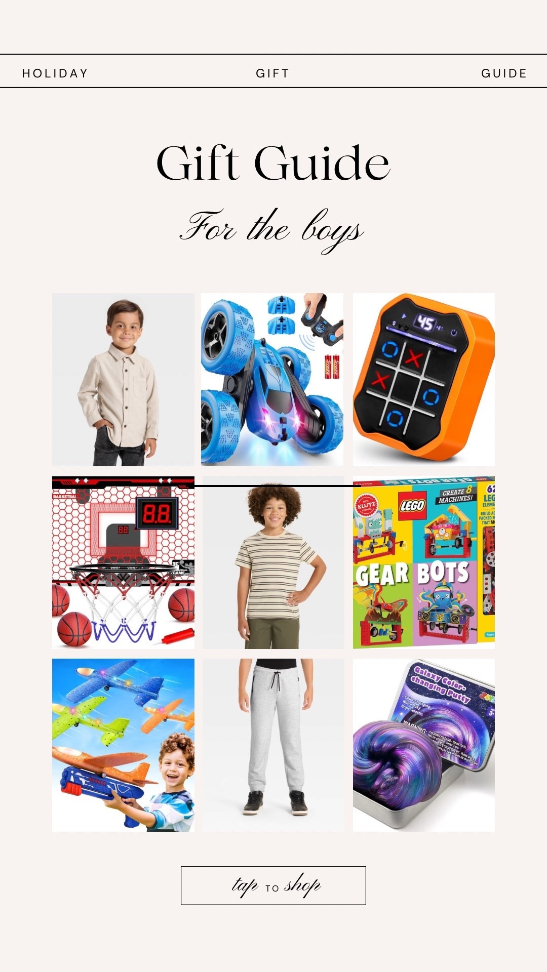 Gift guide for the boys!! My son picked these out and he’s almost 8 to give you an idea! 

#LTKKids #LTKGiftGuide #LTKHoliday
