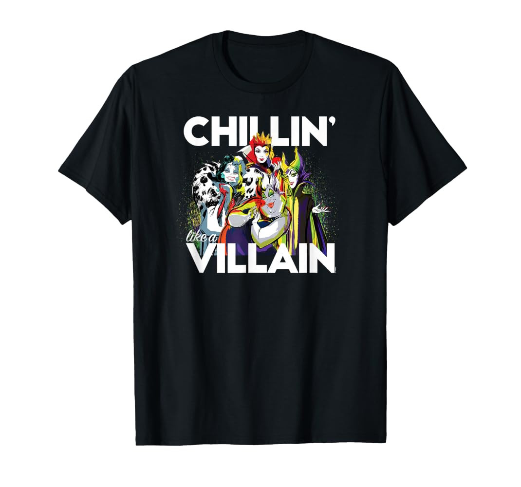 Disney Villains - Cruella Evil Queen Ursula Maleficent T-Shirt | Amazon (US)