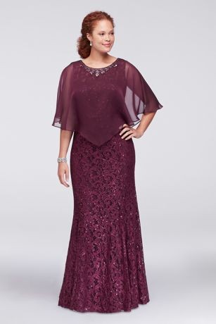 mother of bride burgundy dress