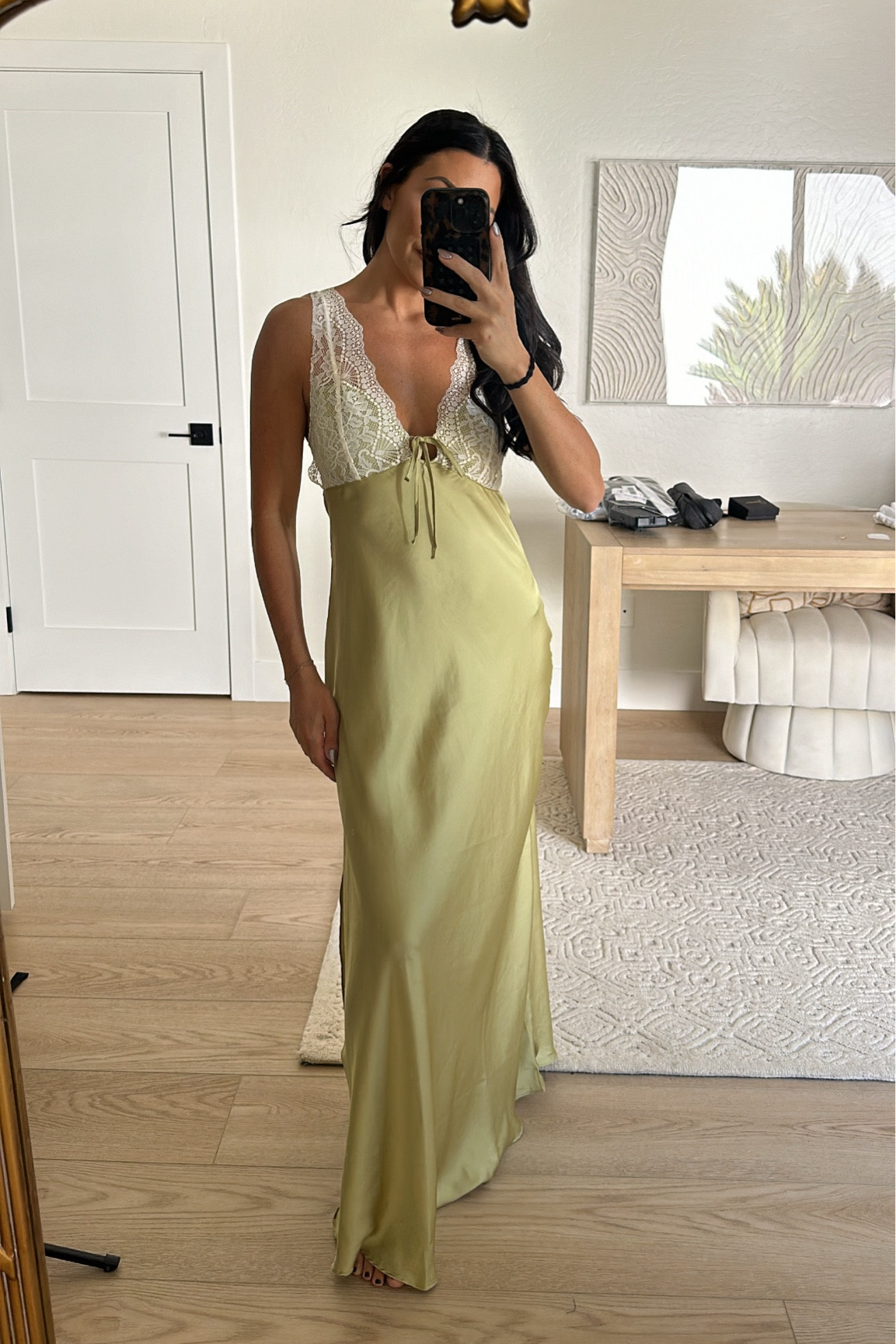 slim fit dress slacks Free People Emerald Green Dress with Velvet Sweetheart Neckline Bustier  Bodice with Scalloped Lace, Handkerchief Hem Skirt over Nude Underlay , (4)