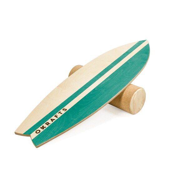 Okrafts balance Board SURFER | 3 COLORS | Handcrafted - Natural Materials | Roller + Board | Etsy (CAD)