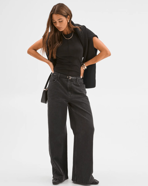 Lily Loves Mid Rise Wide Leg Jeans | Target AU