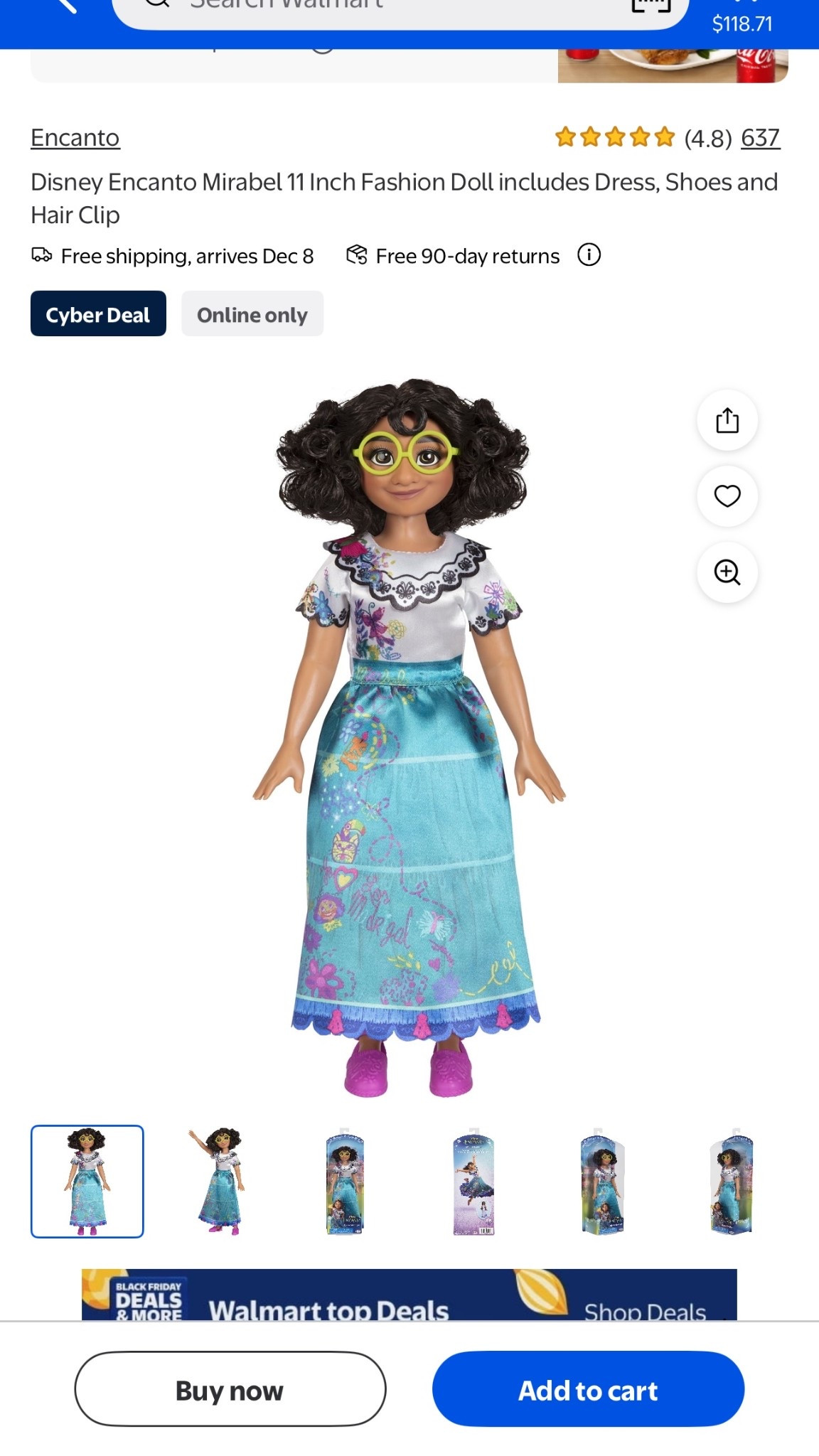 Cyber deal on Disney dolls 

#LTKGiftGuide #LTKHoliday #LTKCyberWeek