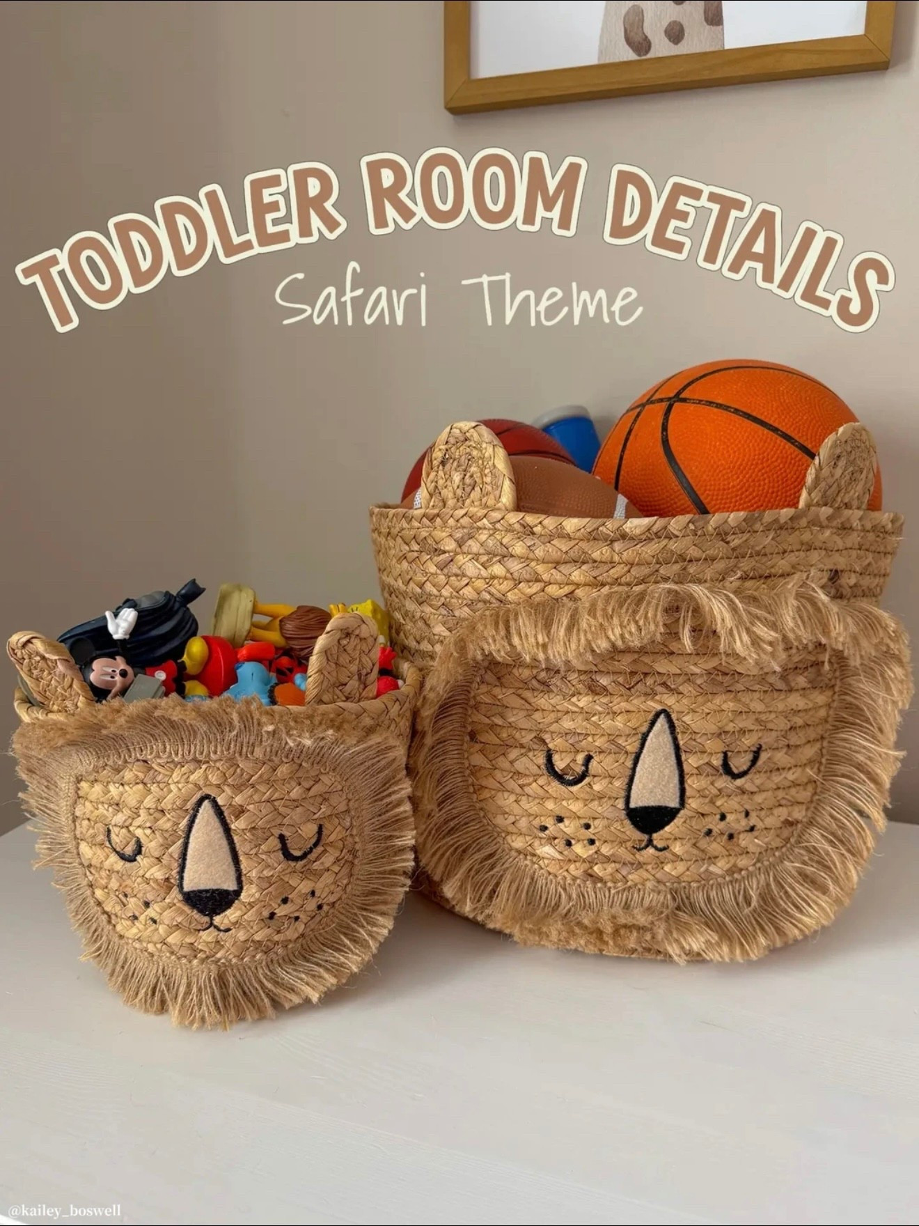 #RoomDecor #HomeDecor #NurseryDecor #Nursery #Basket #Lion #Elephant #Jungle #Safari #KidsRoom #NurseryIdeas #KidsRoomIdeas #Storage #NurseryStorage #KidsRoomStorage #Organization #ToyBasket #Tonies #ToniesStorage #ToddlerIdeas #ToddlerRoom #Target #TargetFinds

#LTKKids #LTKmomlife #LTKBaby