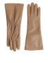 Wide Cuff Leather Gloves - Camel - ARKET GB | ARKET (US&UK)
