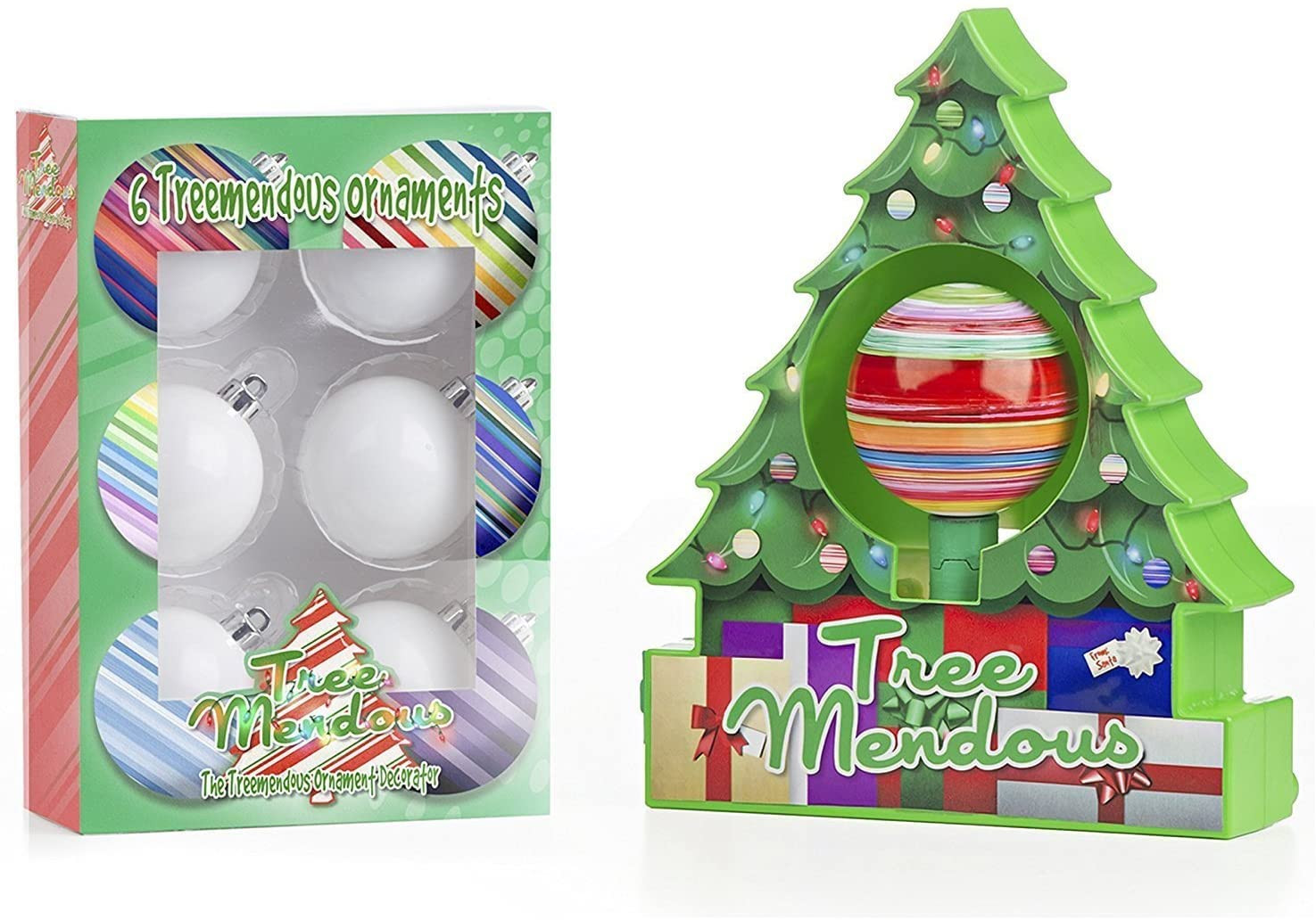 The Treemendous Ornament Decorator - Christmas Tree Ornament Decorating Kit & 6 Pack Ornament Com... | Amazon (US)