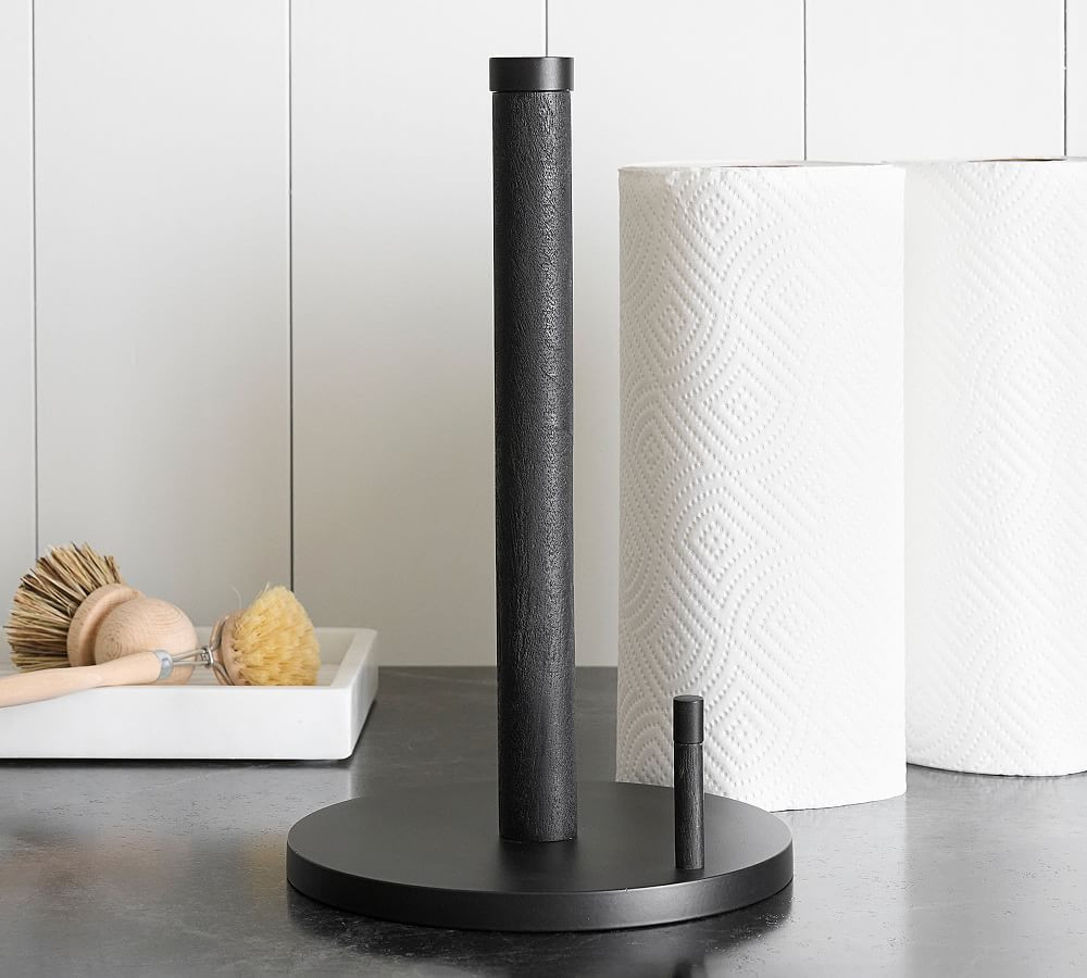Chateau Wood Paper Towel Holder | Pottery Barn (US)