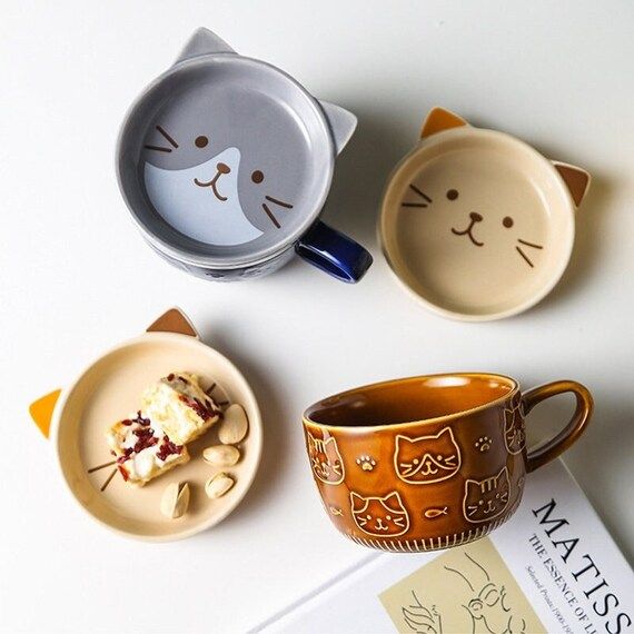 Personalized Ceramic Mug With Cat Style Cute Cat Mug Gifts | Etsy | Etsy (US)