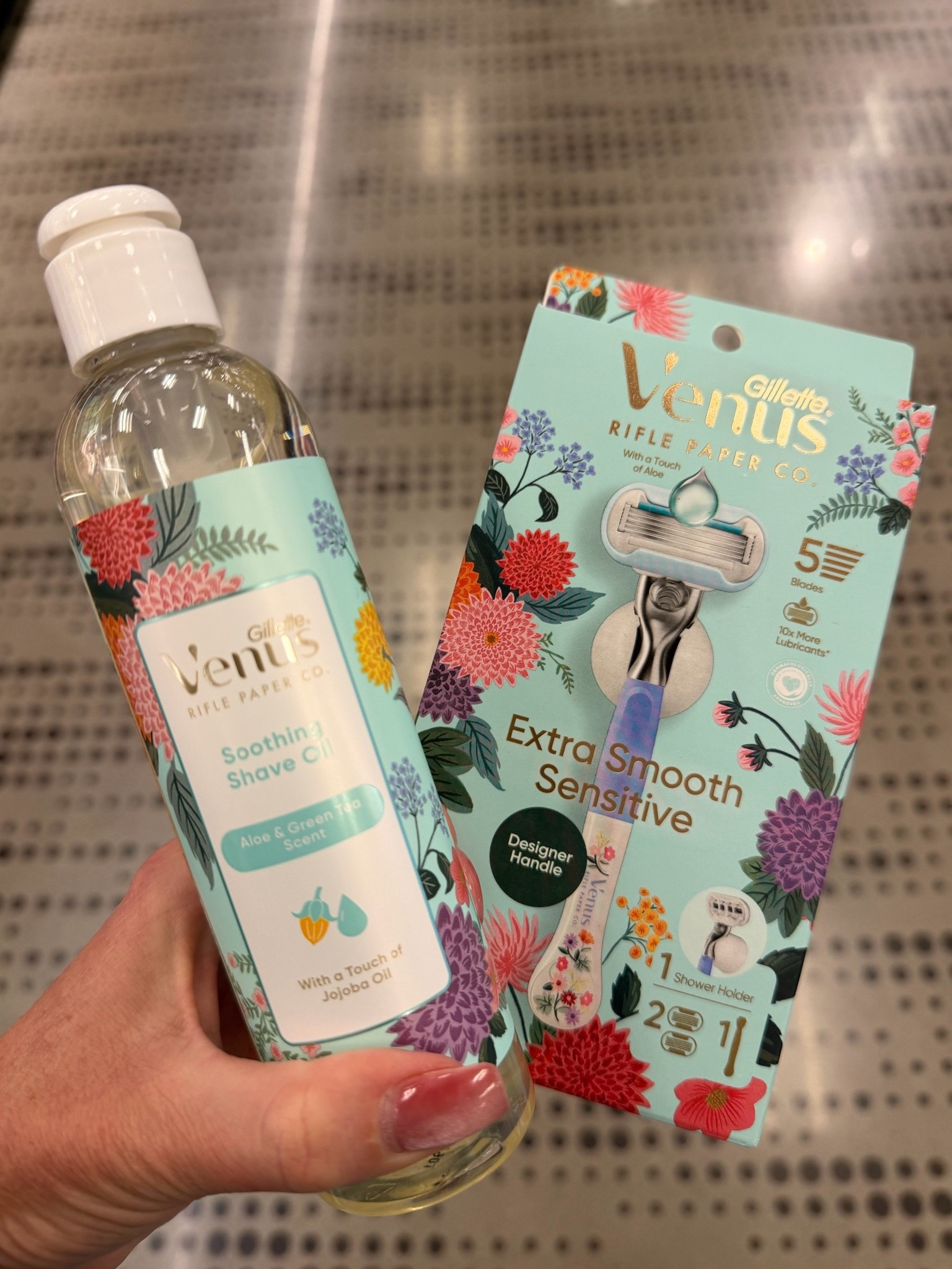 This shave gel is the absolute best and how cute is the design on this razor🩵 ￼

#LTKBeauty