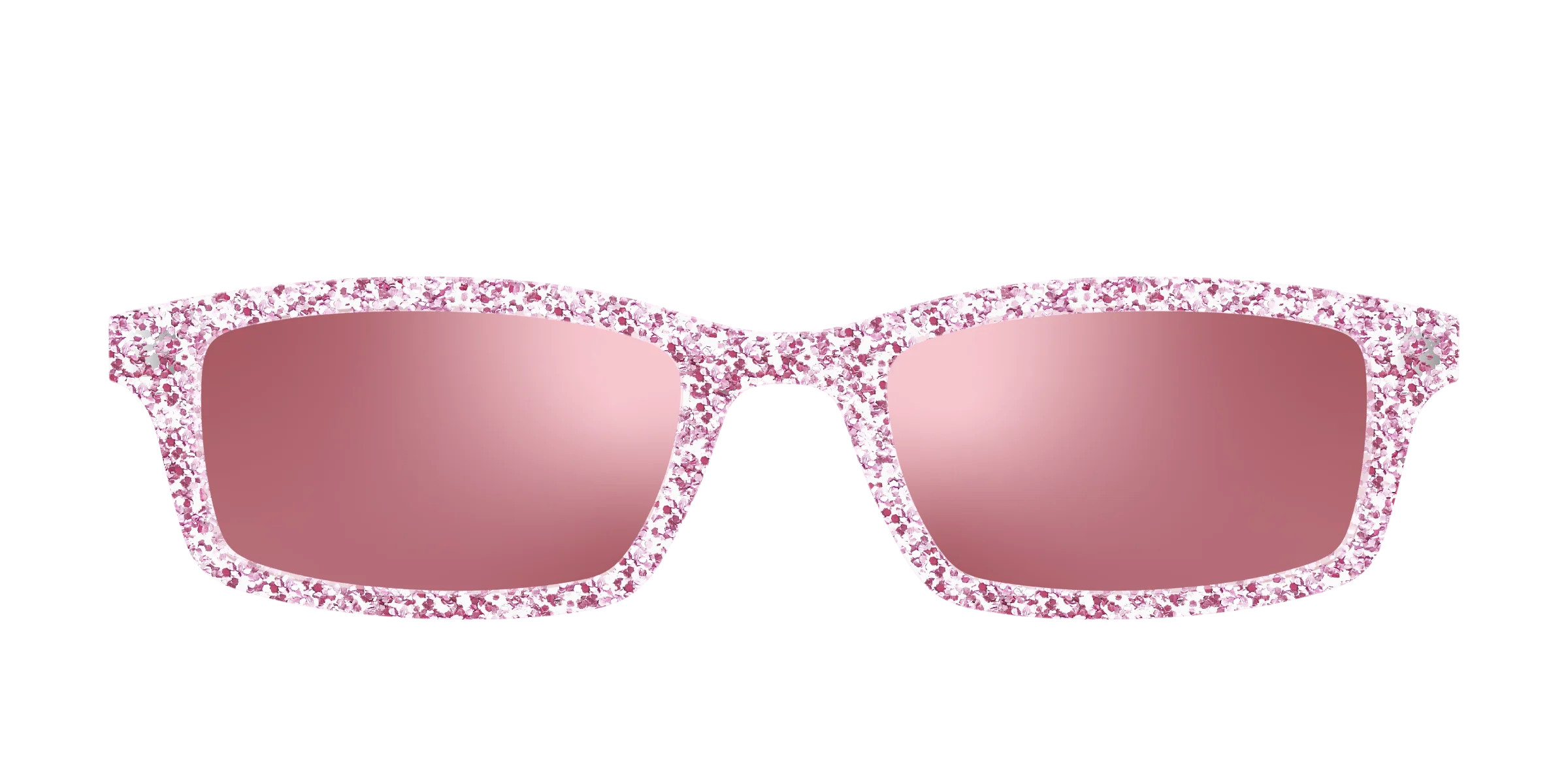 The Polarized Rose Gold Sparkle Sun Top | Pair Eyewear