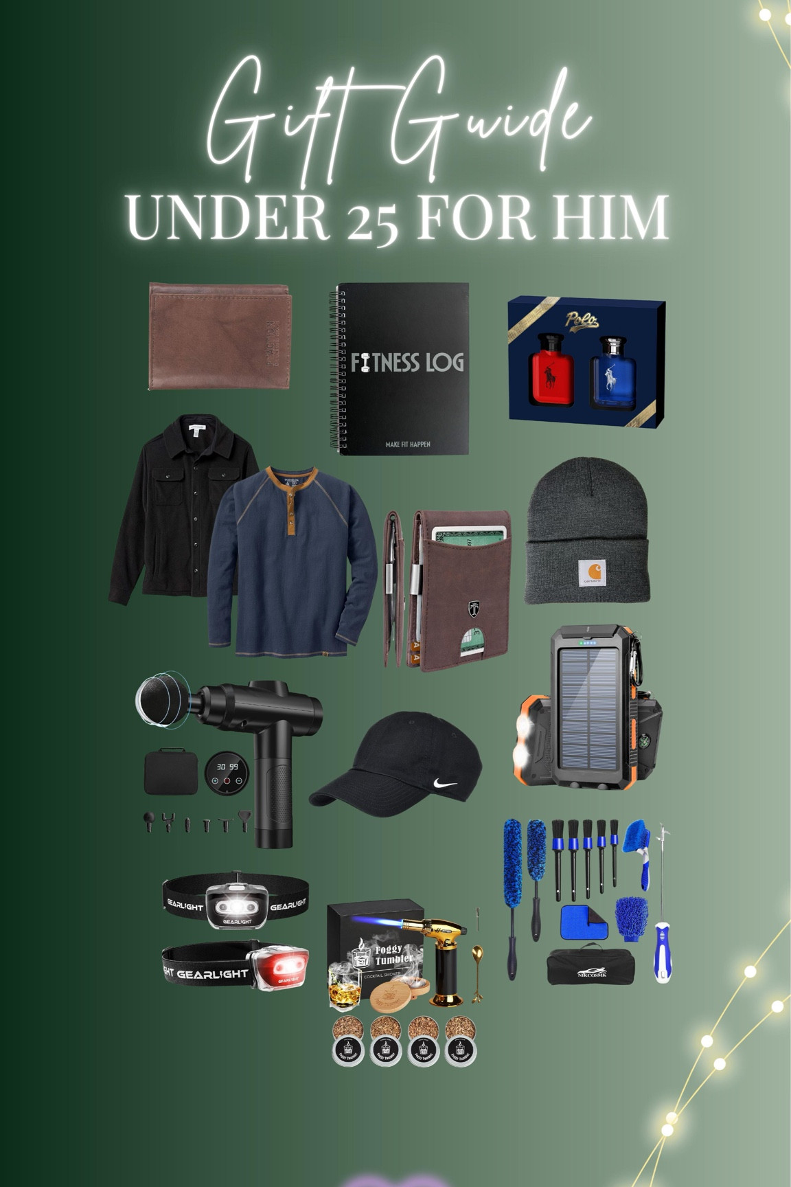 Some gift ideas for any guy in your life! 
