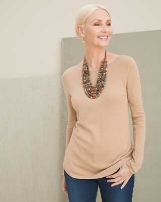 Sparkle Bateau-Neck Sweater | Chico's