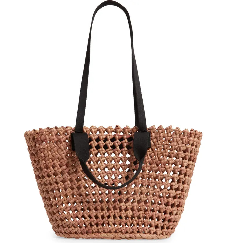 Open Weave Corn Husk Tote | Nordstrom