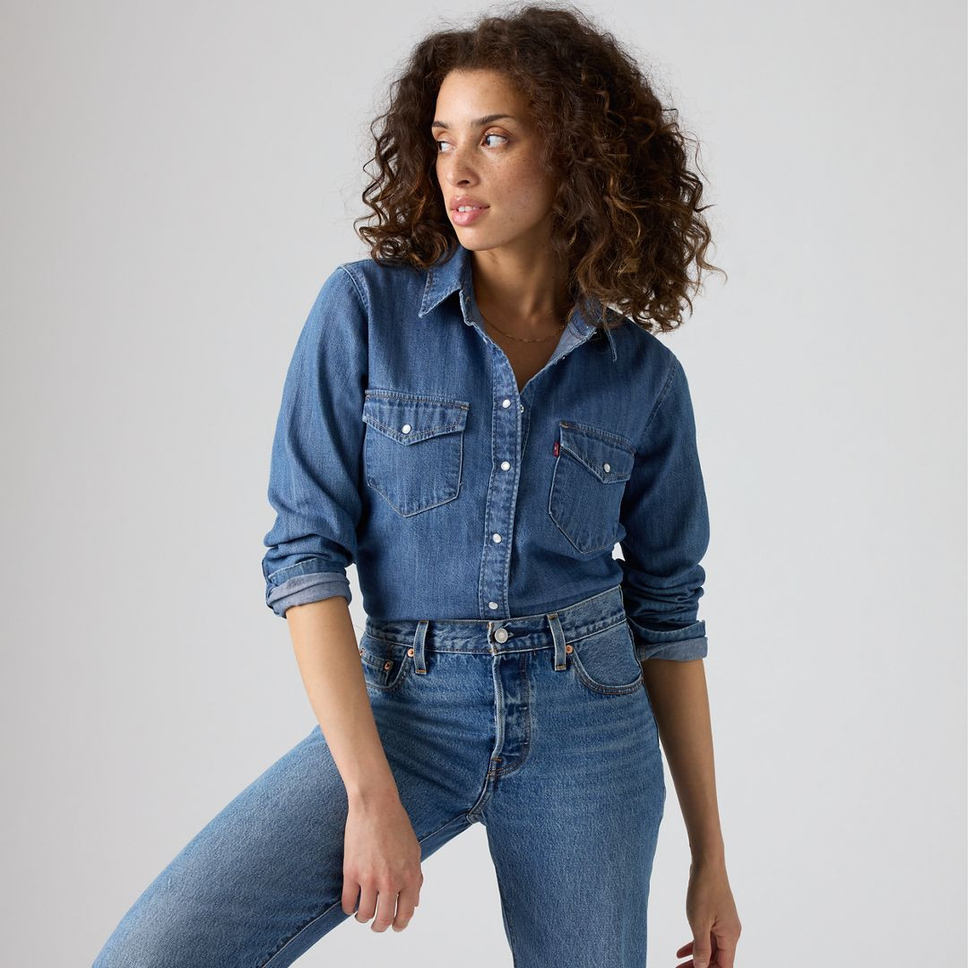 Levi's Iconic Western Denim Shirt - Women's M | Levi's US