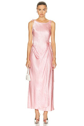 Acne Studios Slip Dress in Pink | FWRD 