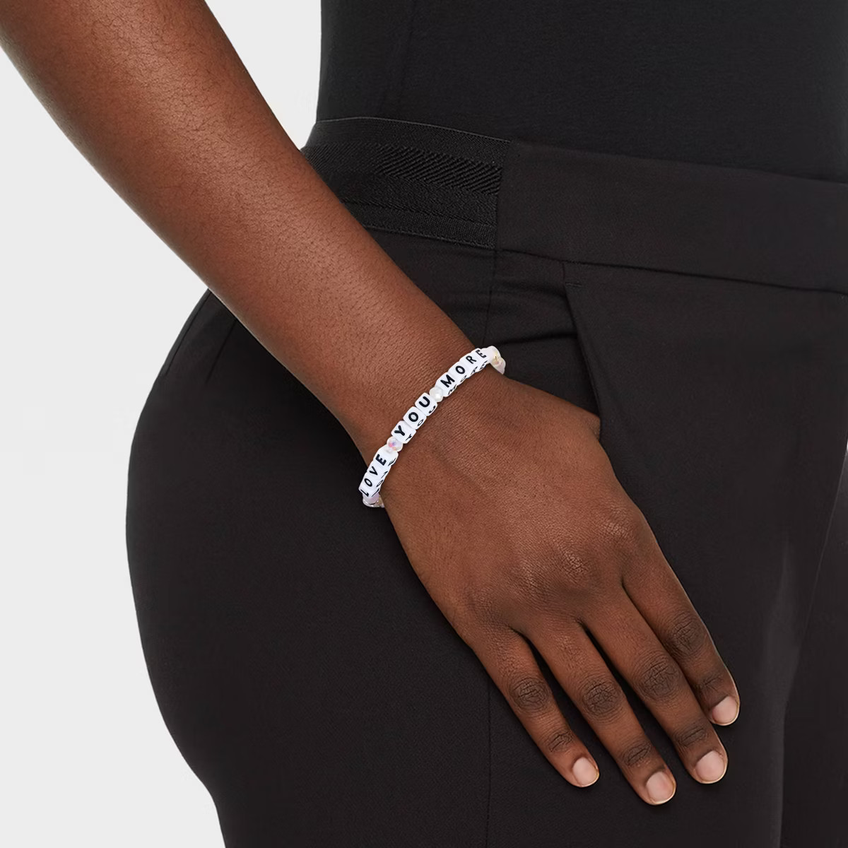 Little Words Project "Love You More" Beaded Bracelet - Cotton Candy Quartz | Target